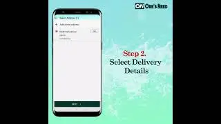 One's Need- Water Delivery App