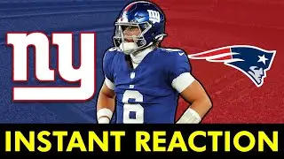 INSTANT REACTION! Giants vs. Patriots NFL Preseason Week 3: Jaxson Dart, Evan Neal, Tommy DeVito