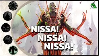 🟢Mono Green Goes Ultimate With Nissa! | Magic MTG Arena Standard Deck Phyrexia ONE