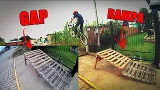 COMO FAZER UMA RAMPA DE DOWNHILL+TESTE!