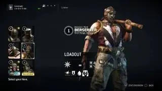 For Honor Alpha Hero Customization and Tutorial Video Options