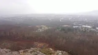 Mattabesett Trail up on the Metacomet Ridge
