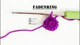 Fadenring häkeln - Magic Ring häkeln feste Maschen für Linkshänder