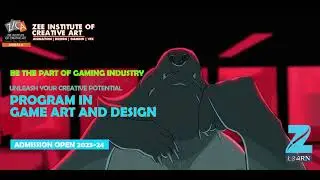 Be the part of Gaming Industry  with  ( ZICA ) ZEE INSTITUTE OF CREATIVE ART