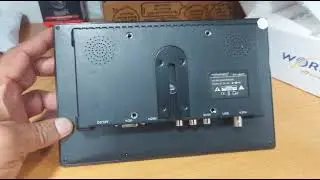 Worldtech 9.5 Hdmi VGA AV  LED Tv   Model  WT 988  DASHBOARD MONITOR | Available on IndiaMART