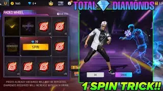 New Final Battle Emote 1 Spin Trick - Duo Emote Mein kitna Diamond Lagega | Faded Wheel Event FF