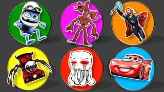 MONSTER !! Siren Head, Thor,l Mcqueen, Choo Choo , Monster Ghast, Crazy Frog