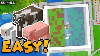 Passive Mob Farms: Best Methods Bedrock, (1.20 and more!)