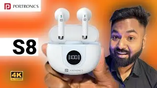 Portronics Harmonics Twins S8 Tws Earbuds Review & Price Unboxing !