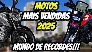 As Motos Mais Vendidas do Brasil Em 2025 #motosmaisvendidas2025
