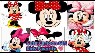 Cute Cartoon Girl Drawing | Kids Favorite Cartoon Art | Easy Drawing