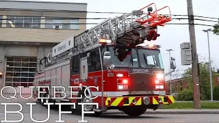 *COLLECTION* Montreal Fire Department (SIM) Station 73 response clips.