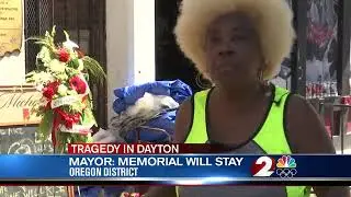 Memorial will stay in Oregon District for now