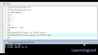 11   Increment and Decrement Operators in C Programming Video Tutorials
