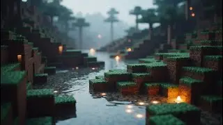 Minecraft Peaceful Night Journey | Returning Home & Sleeping | Relaxing Ambient Story