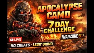 LIVE Apocalypse Camo Boosting in COD Warzone BO7 | 7-Day Grind Challenge | Final Day