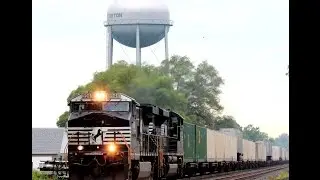 RAILFANNING CHESTERTON, INDIANA! 98 TRAINS!! [Part 2 of 3]