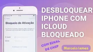 Desbloqueio iphone na conta do proprietário com sinal sem servidor...