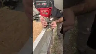 Building a front door jamb for an antique reclaimed door. Using the m18 hand router. Solid tool