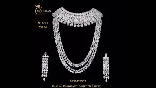 AD necklace set AD long set # short @abhusanplace