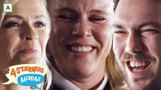 4-stjerners middag | Ikke lov &aring; le med Dennis Vareide, Johanna Gr&oslash;nneberg og Carina Olset
