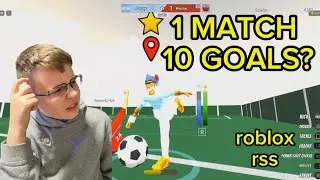 Realistic street soccer ROBLOX 1 MATCH 10 GOALS? #realisticstreetsoccer #roblox #rss #challenges  