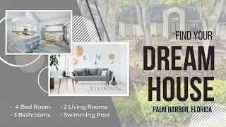 Your Dream Home Awaits: Take a Virtual Tour of a 4-Bedroom Beauty in Palm Harbor in the low $800s