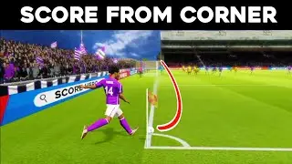 Easiest way to score direct corner kick in DLS