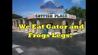 Мы едим аллигаторов и лягушек!! Обзор еды в ресторане Catfish Place в Сент-Клауде, Флорида — Семе...