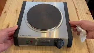 Обзор чугунной одноконфорочной плиты Cuisinart CB 30P1