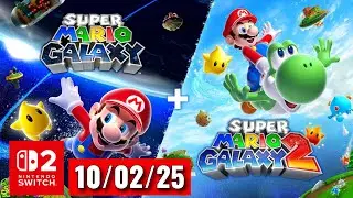 Mario Galaxy Collection HD Launch! - RELEASE DATE 10/02/25 (Switch)