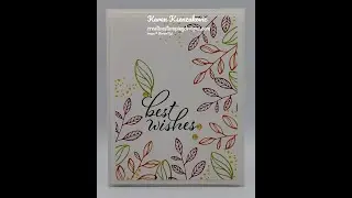 Stampin' Up! Layering Leaves