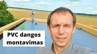 PVC dangos montavimas