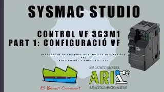 SYSMAC STUDIO. OMRON. VF 3G3M1. CONTROL PER ETHERCAT. PART 1. CONFIGURACIO VF.