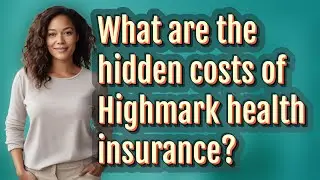 What are the hidden costs of Highmark health insurance?