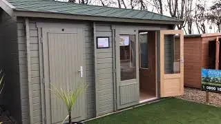Wrexham 1 Summerhouse with Side Storage Shed