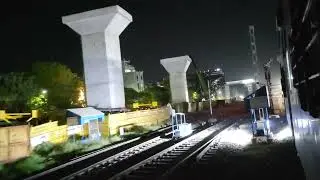 Sabarmati jn to Ahmedabad jn train journey || bullet train work || 12268 durantoexp #westernrailways