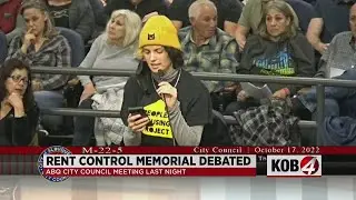 Tenants and property owners speak on rent control during city council meeting