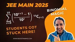 JEE Main 2025 Binomial Theorem | Evaluate Summation & Solve for &alpha; | Full PYQ Solution