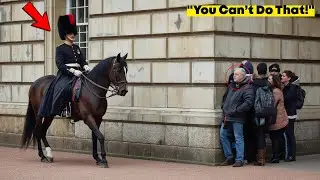 Another tourist got told off by the brilliant Guard to Get Out of The Box!