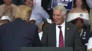Abraham & Trump in Monroe.