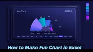 Create Fan Chart in Excel to Analyze Investment Portfolio Segmentation for Dashboard