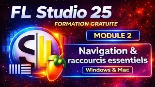 FL Studio 25 &ndash; Formation gratuite &ndash; Module 2 : Navigation et raccourcis essentiels (Windows & Mac)