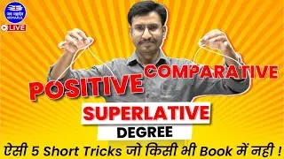 Positive, Comparative,Superlative Degree  || English Grammar || by Sahir Sir