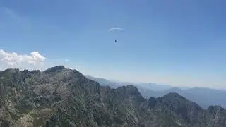 Tour de corse en parapente, triangle FAI de 120km des sommets à la mer