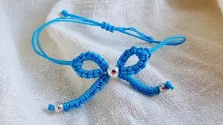 DIY Bow Bracelet with Beads | Elegant & Easy String Bracelet Tutorial for Beginners