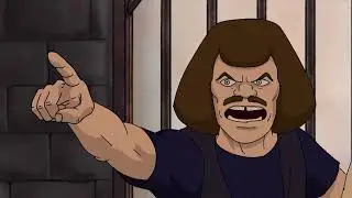 Murderface yelling at Pickles like a dad