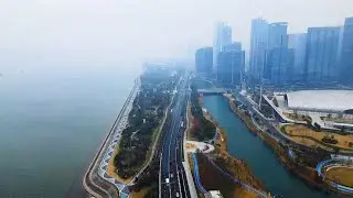 Hangzhou, Zhejiang, Xiaoshan CBD, next to the new Wahaha headquarters building