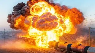 Ukraine Just Hit a Russian Supply Train - What Happened Next...