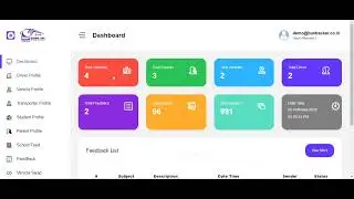 School Bus tracker Admin Panel Demo #school #schoolmemes #schoolbus